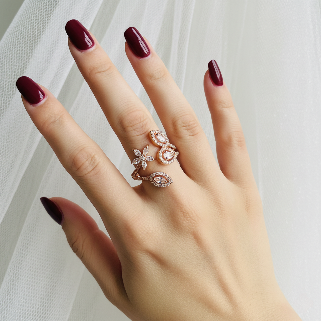 Whispering Petals Ring