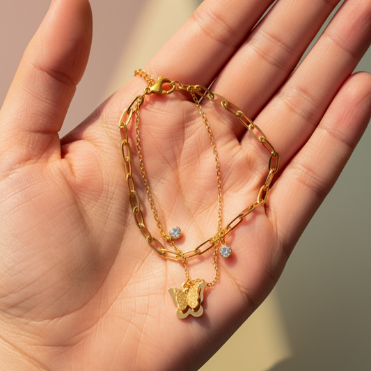 Papillon Layered Bracelet
