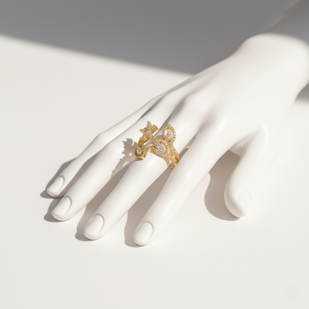 Whispering Petals Ring