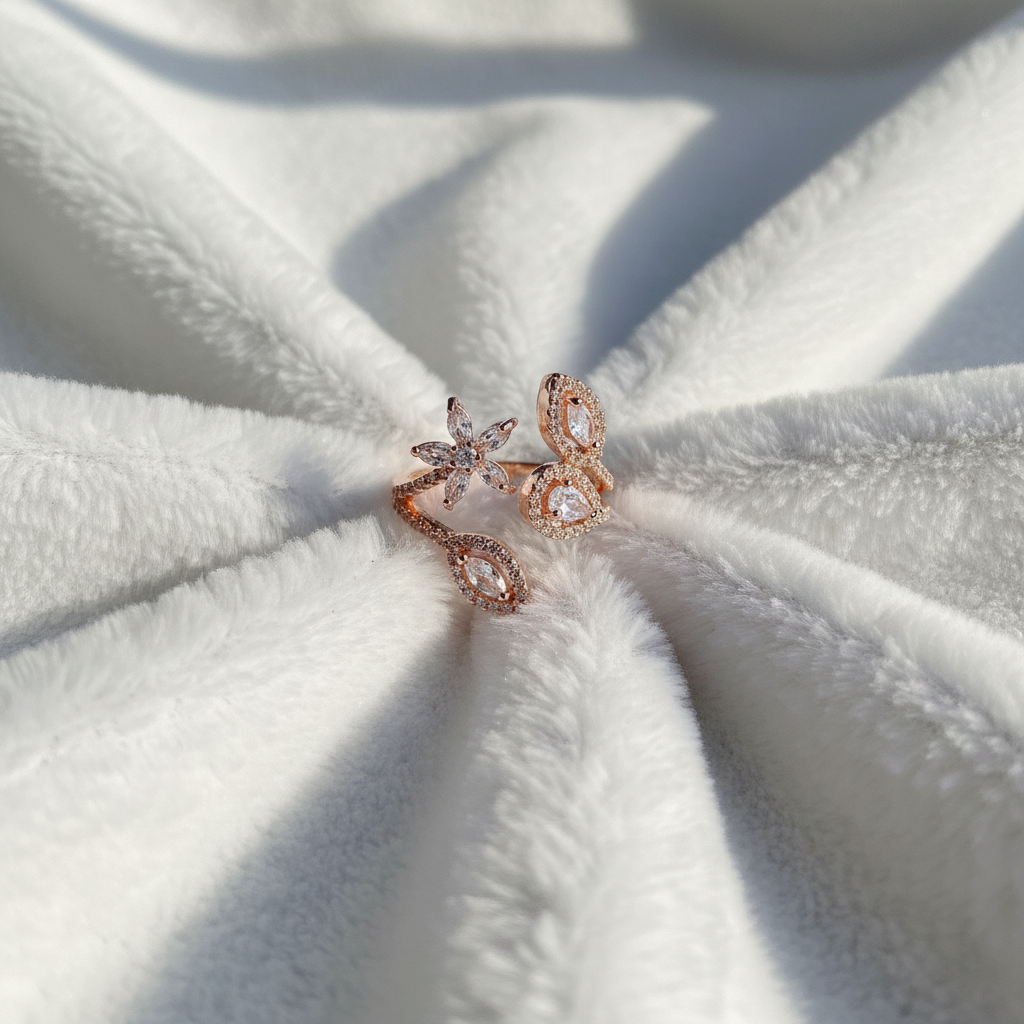 Whispering Petals Ring