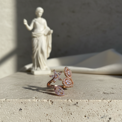 Whispering Petals Ring