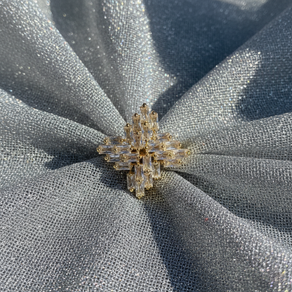 Aura Baguette Cluster Ring