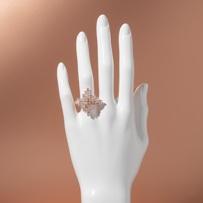 Aura Baguette Cluster Ring
