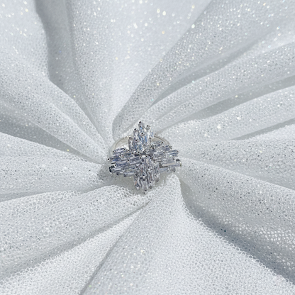 Aura Baguette Cluster Ring