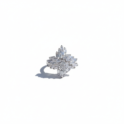 Aura Baguette Cluster Ring