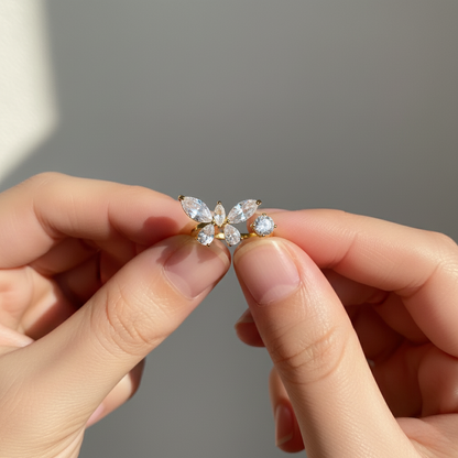 Monarch Whisper Ring