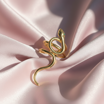 Golden Viper Ring