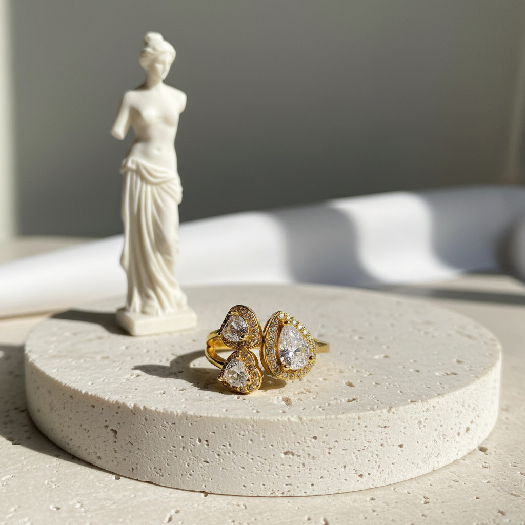 Celestial Cluster Ring