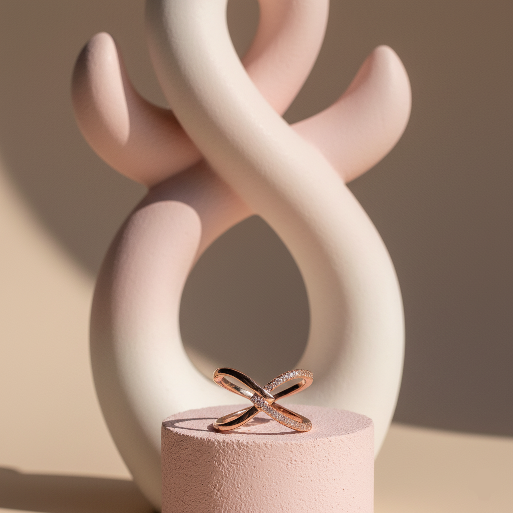 Rose Intertwine Ring
