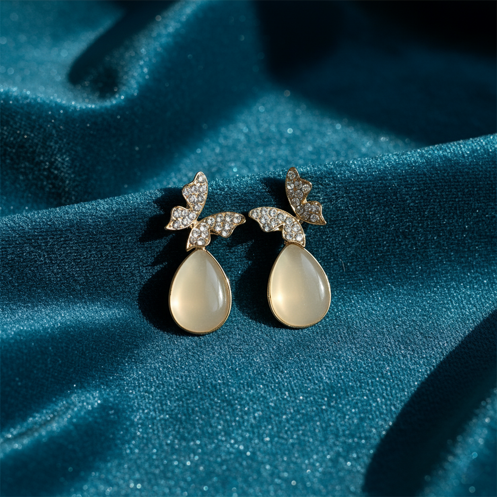 Glimmering Moth Dangles