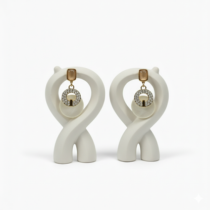 Champagne & Ivory Dangles