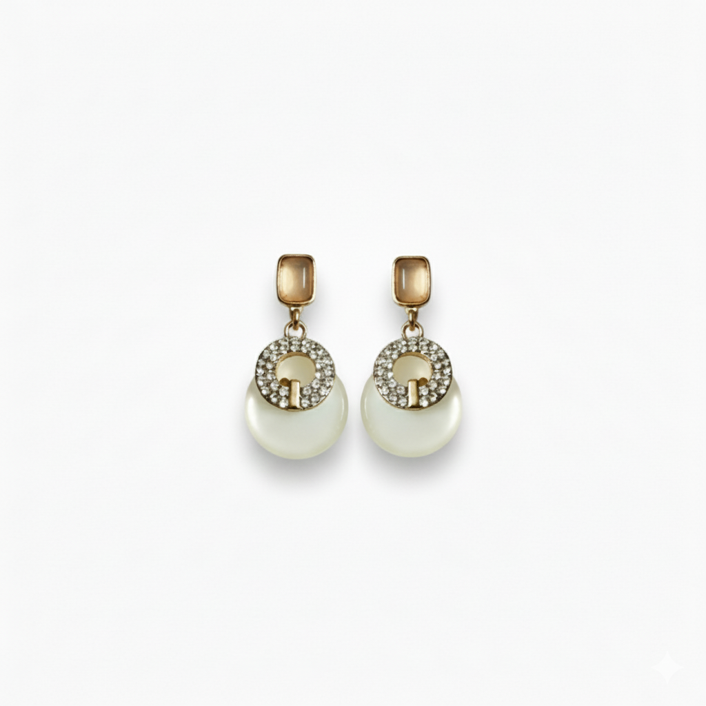 Champagne & Ivory Dangles