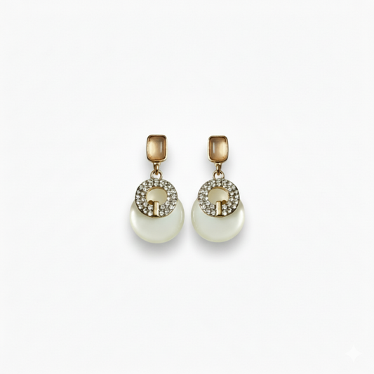 Champagne & Ivory Dangles