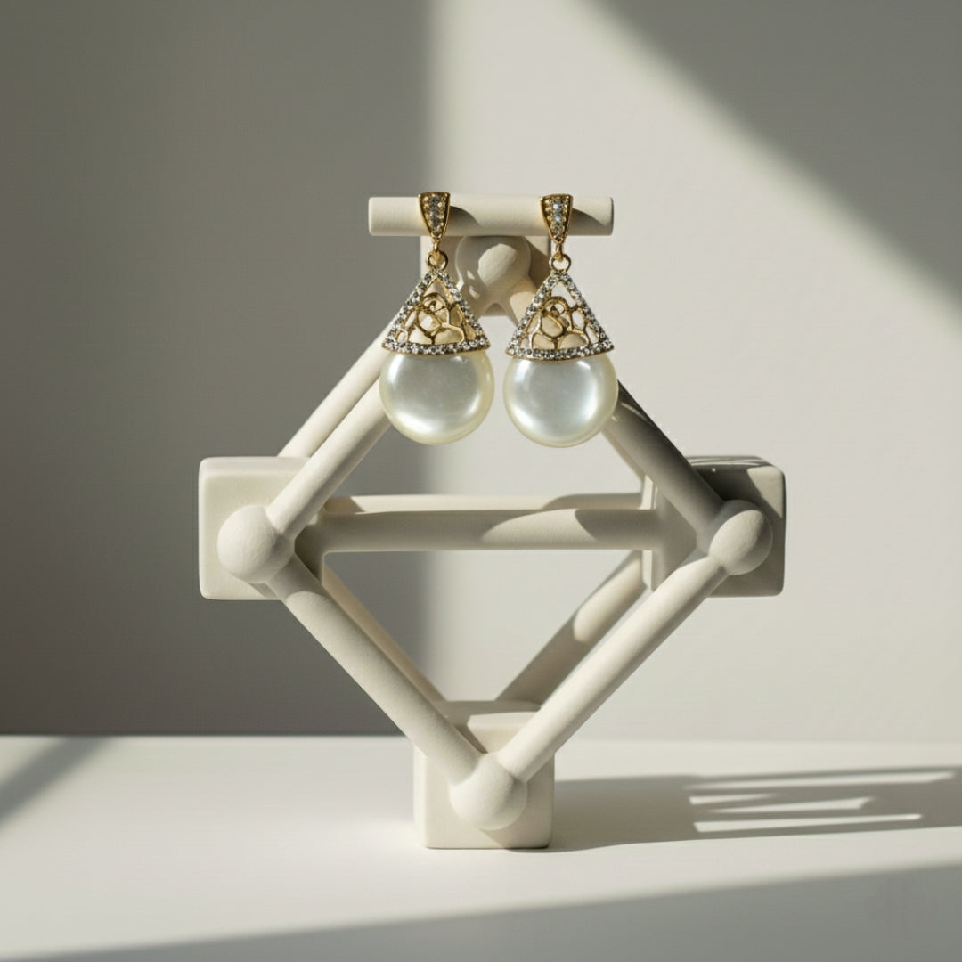 Gala Pearl Drop Earrings