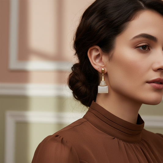 Art Deco Drop Earrings