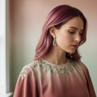 Geometric Brilliance Earrings