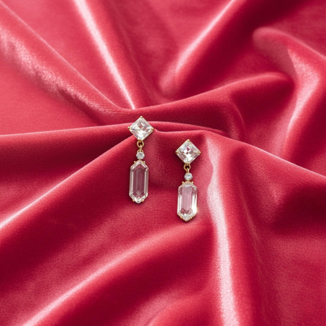 Geometric Brilliance Earrings