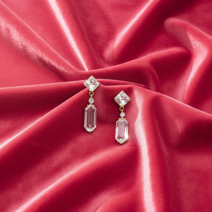 Geometric Brilliance Earrings