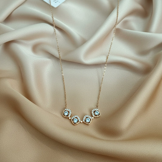 Magnetic Clover Sparkle Necklace