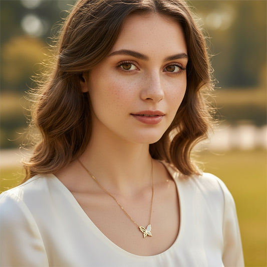 Shimmering Wings Necklace