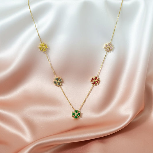 Chromatic Charm Necklace