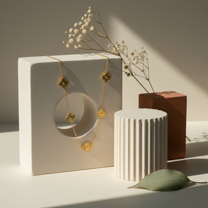 Radiant Clover Necklace