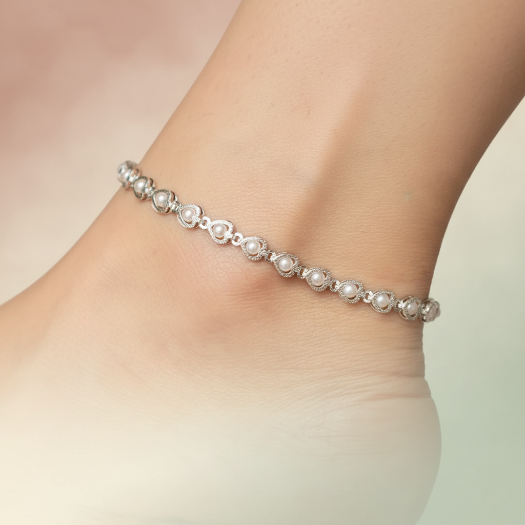 Sweetheart Pearl Anklet