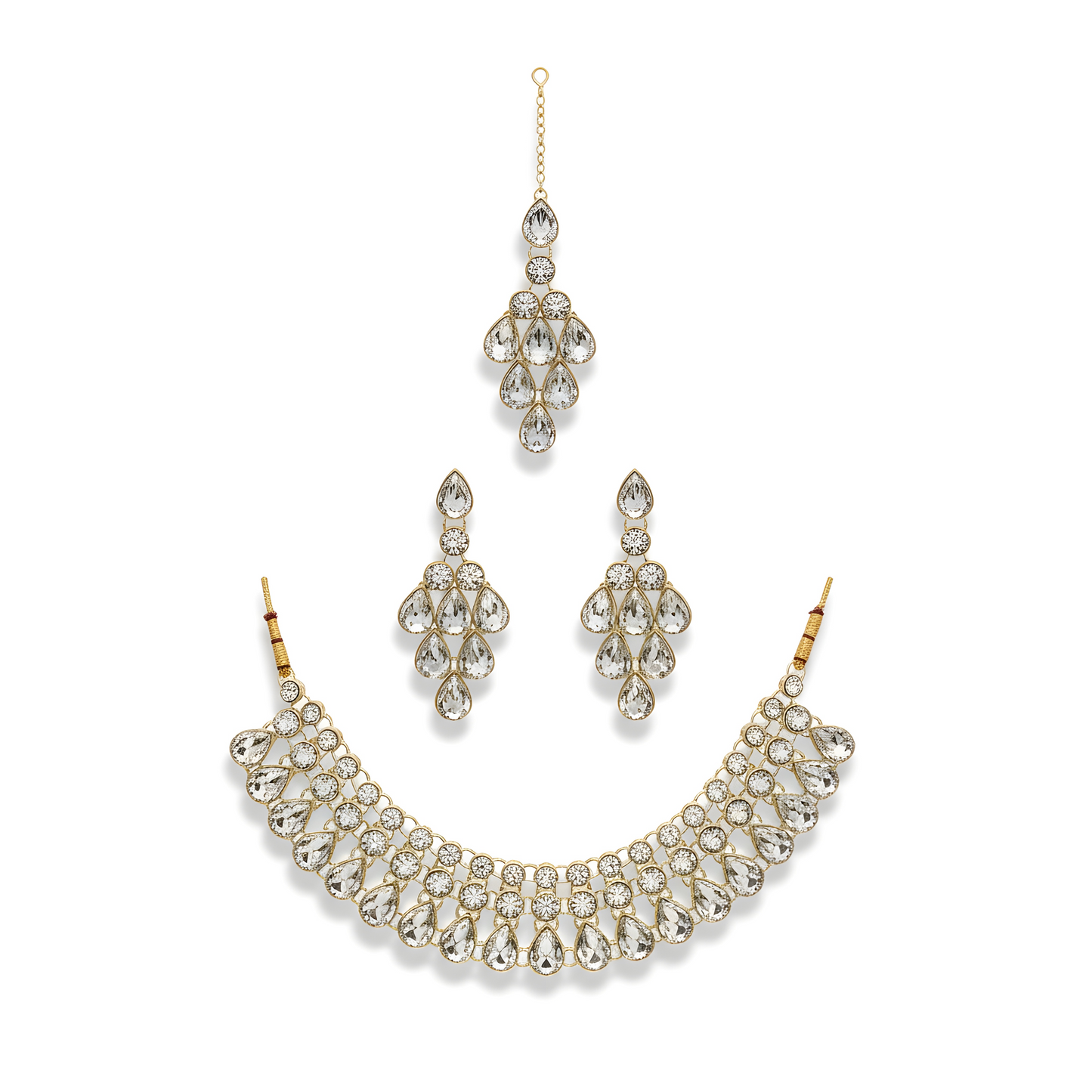 Cascading Teardrop Jewelry Set