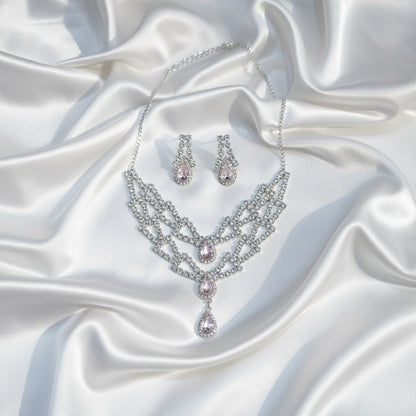 Blush Crystal Lattice Set